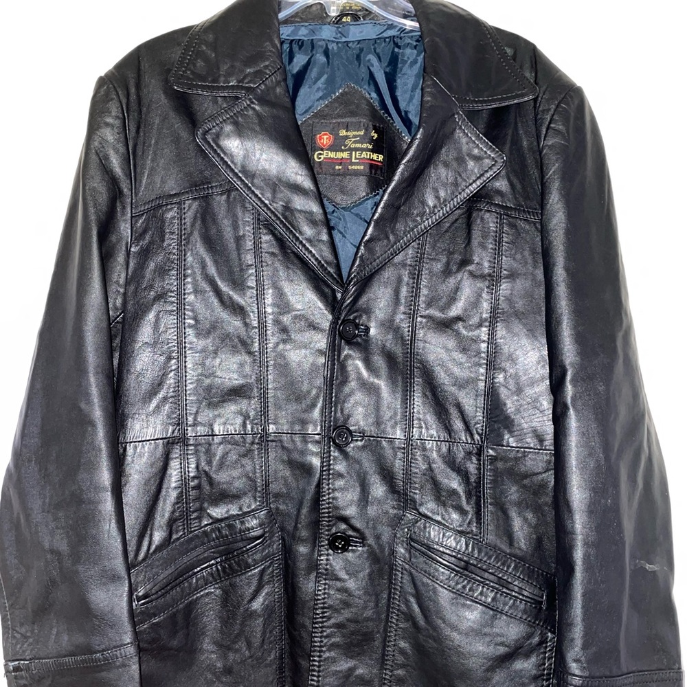 Mens Genuine leather jacket. Size 44.